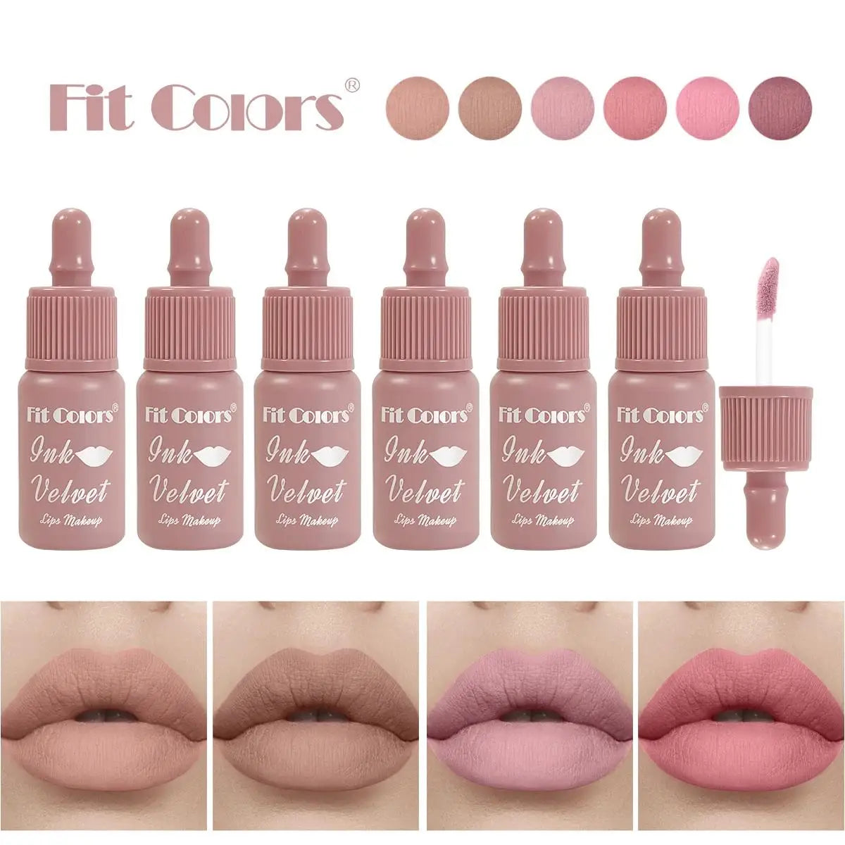 Non Stick Cup Waterproof Lip Gloss Long Lasting Velvet Matte High Pigmented Liquid Lipstick Fast Dry Sexy Lip Mud