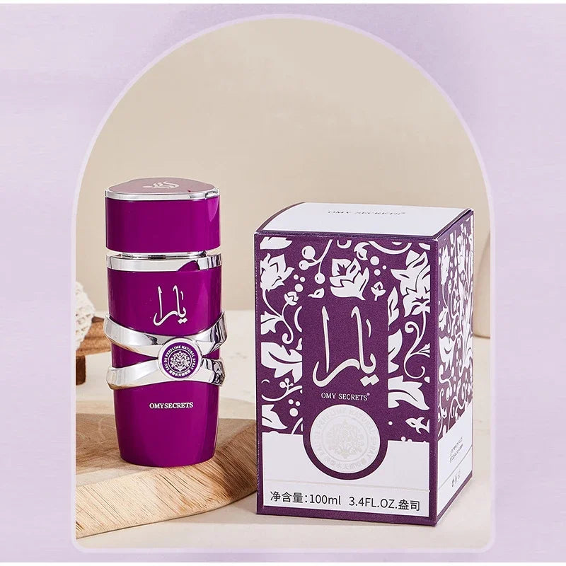 100ML Luxury Arab Dubai Vanilla Perfume,Unisex Eau De Parfum Spray,Floral Fruity Women Fragrance,Spicy Oriental Gourmand Scent