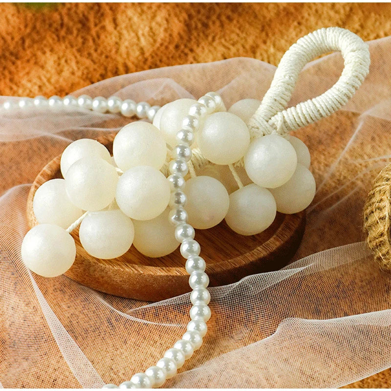 Creative Grape Soap Gift Boxnatural Plant Extraction Pearl Grape Bunches Handmade Soap Bar Bathing Washing Nourishing Skin Soap