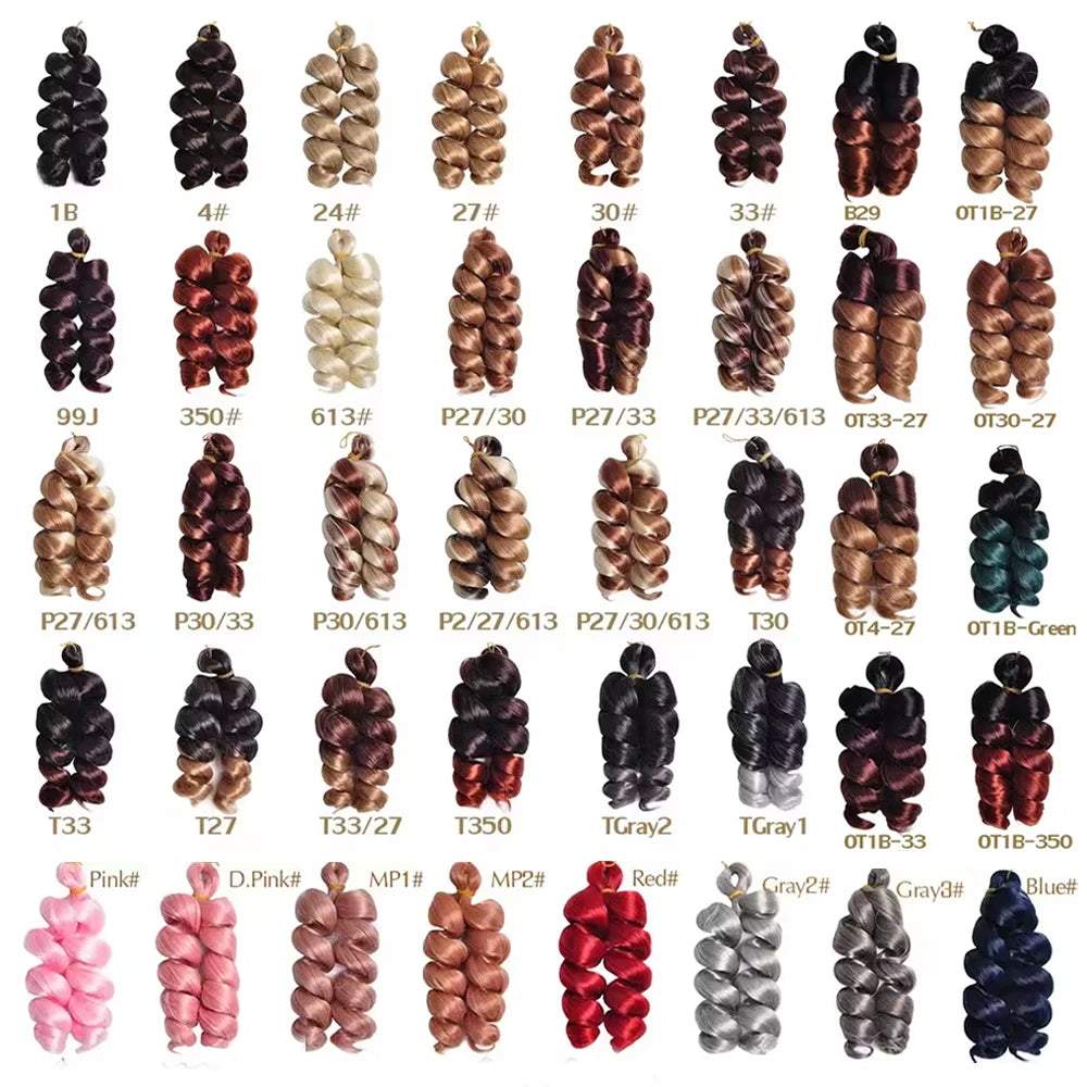 12 Inch French Loose Curly Braiding Hair - Pre-Stretched Crochet Extensions