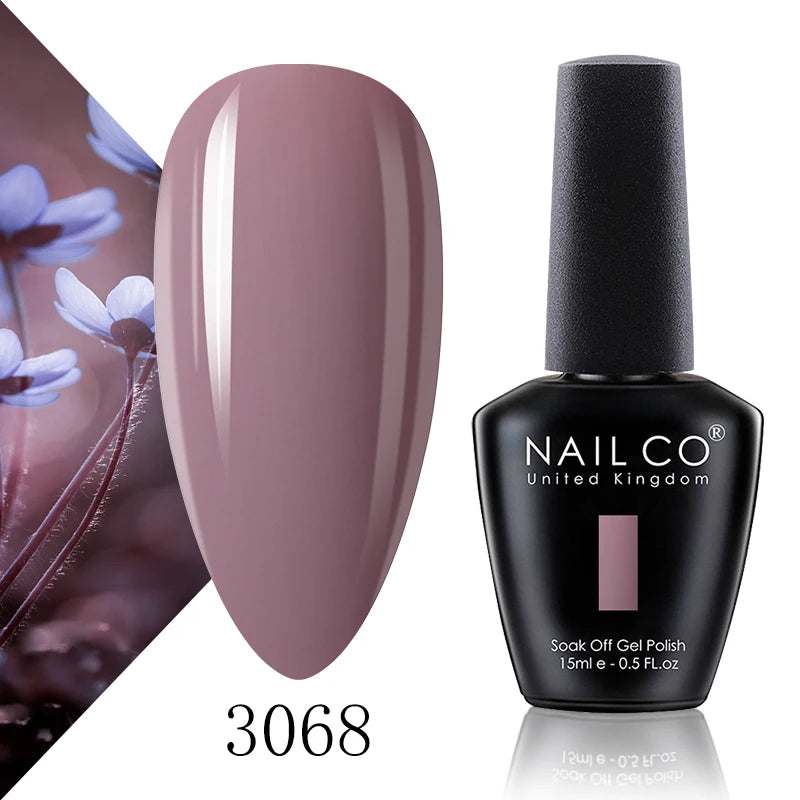 NAILCO 15ml Blue Gel Polish UV Gel Polish Varnish Hybrid DIY Nails For DIY Manicure Semi Permanent Soak Off LED Gel Nail Polish