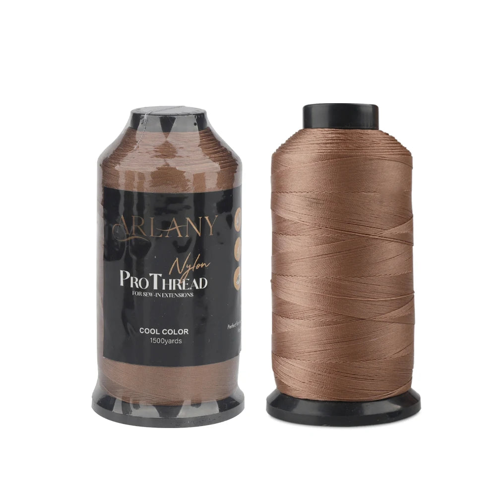 ARLANY Weft Hair Extension Sewing Thread 1500 Yards - Nylon Bonded Thread