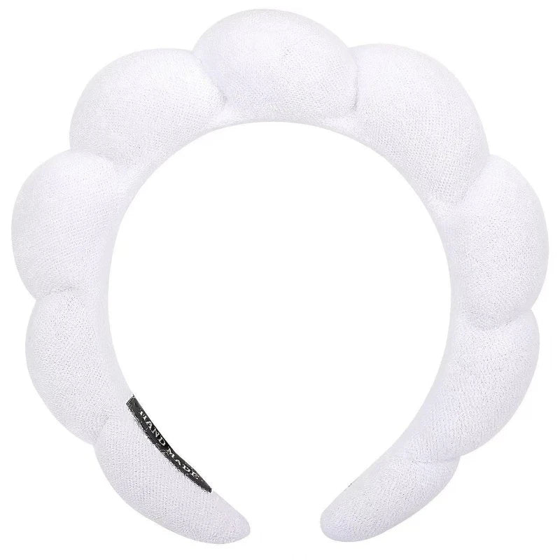 3 Piece Luxury Fiber Spa Headband and Wristband Set - Soft and Comfortable - Face Wash, Makeup Women's Hair Accessories Set