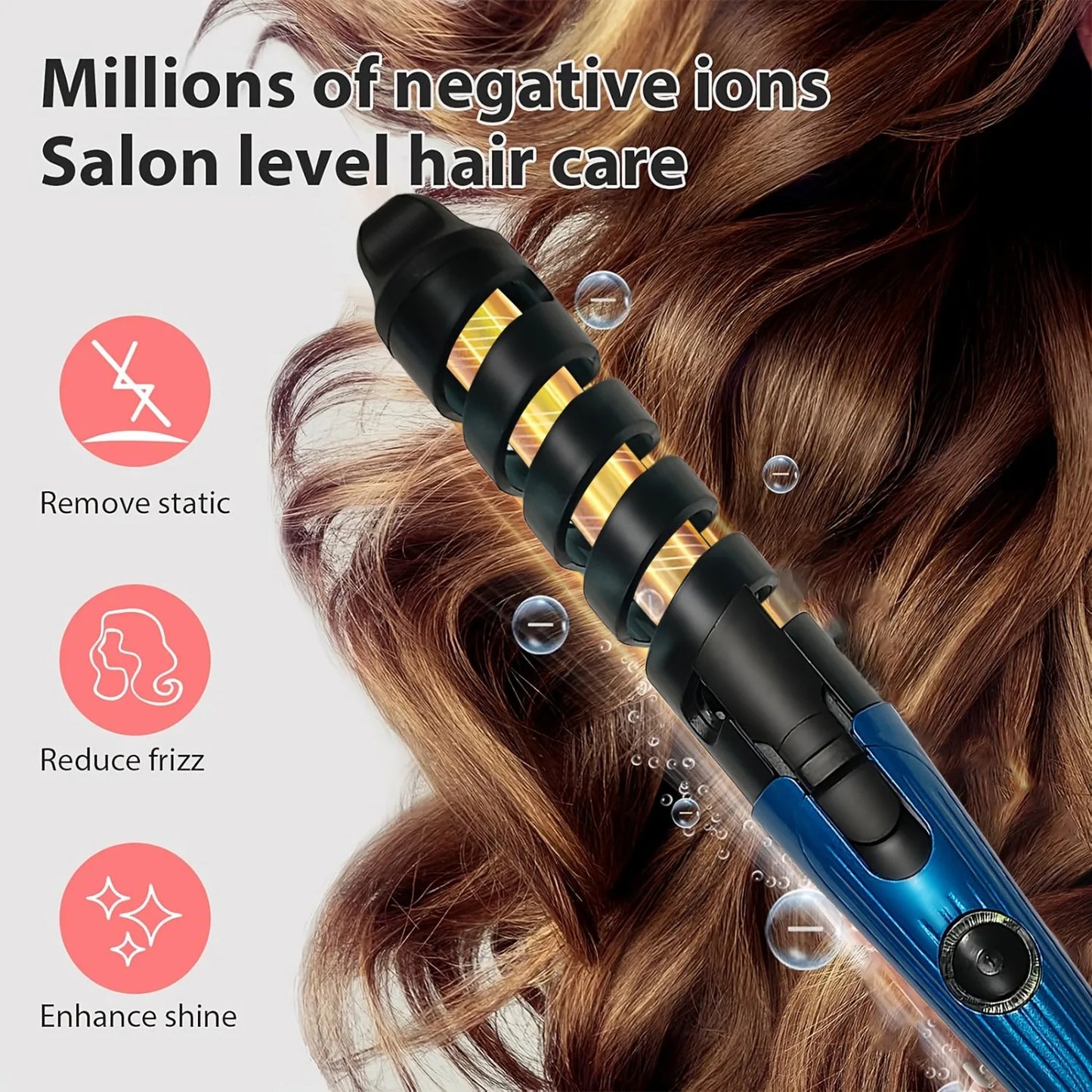 2-in-1 Curling Iron Set,  Instant Heat Up for Short, Medium, and Long Hair,  Women's Hair Tools Holiday Gifts