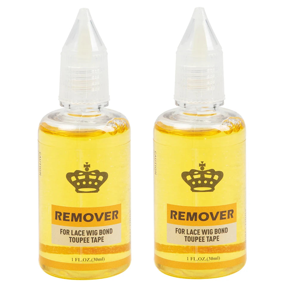 Katelon Hair Glue 38ml Toupee lace Wig Professional Invisible Biological Scalp Adhesive Waterproof yellow/white Remover 30ml