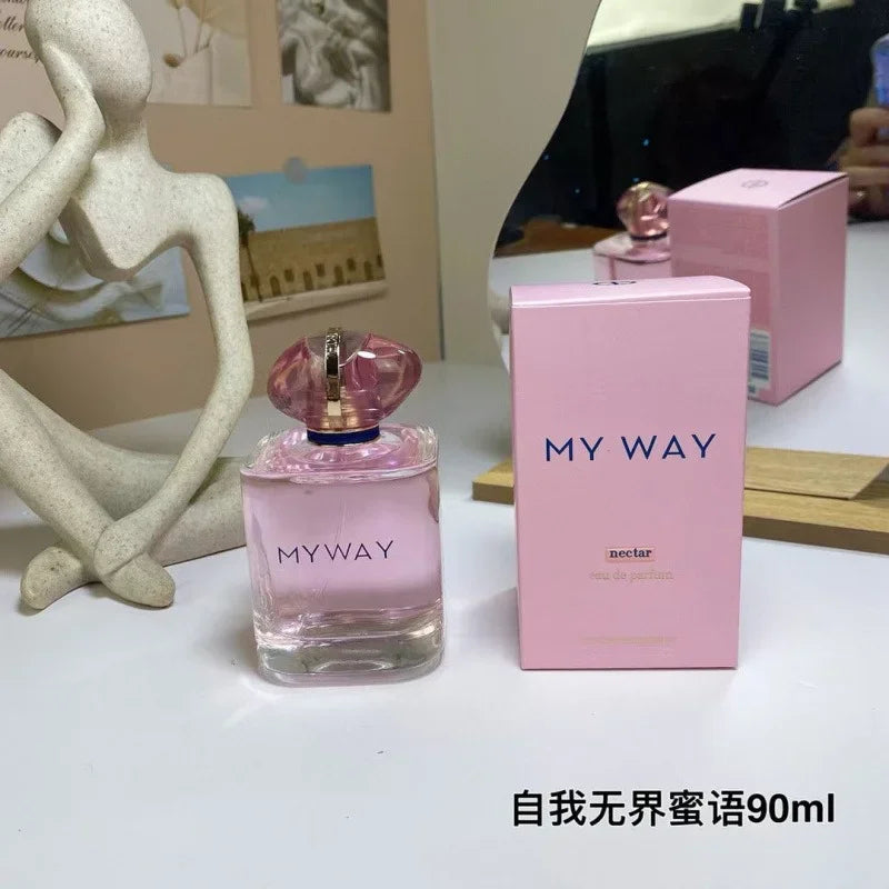 90ML Luxurious Brand Perfume My Way for Women – Hot Long Lasting Flying Sand Fragrance, Ideal Eau De Parfum for Romantic Dating
