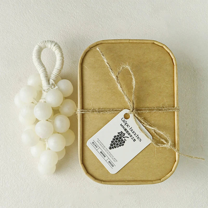 Creative Grape Soap Gift Boxnatural Plant Extraction Pearl Grape Bunches Handmade Soap Bar Bathing Washing Nourishing Skin Soap