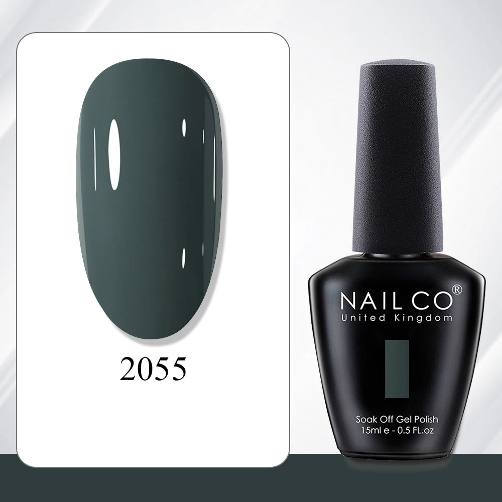 NAILCO 15ml Gel Polish Hema TPO Free Nail Art Semi Permanent UV Varnish Gel Manicure Top Coat Hybrid Gel Glue Nails Supply Ongle