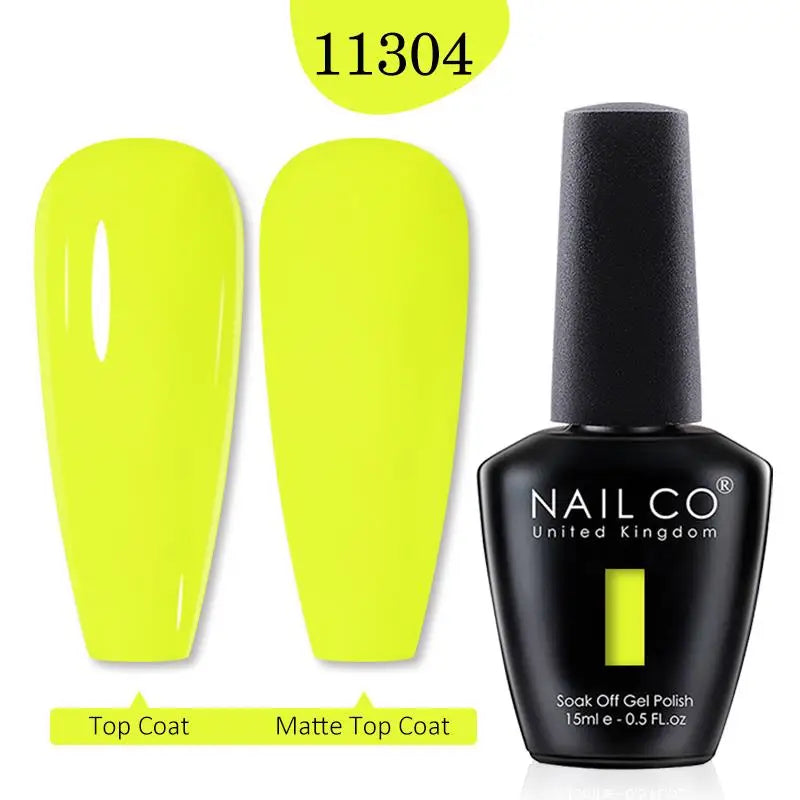NAILCO Red Colors Series 15ML Nail Gel Polish Nail Supplies Semi Permanent For Nail  Art Manicure Soak Off LED UV Hybrid Varnish
