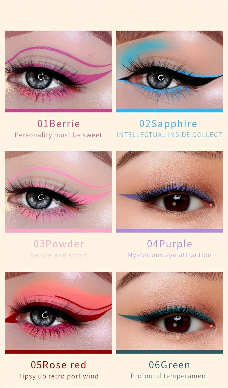 Matte Liquid Eyeliner, Matte Finish, Silky Smooth and Quick-Drying, Long-Lasting, Waterproof and Smudge-Proof,Eye Makeup