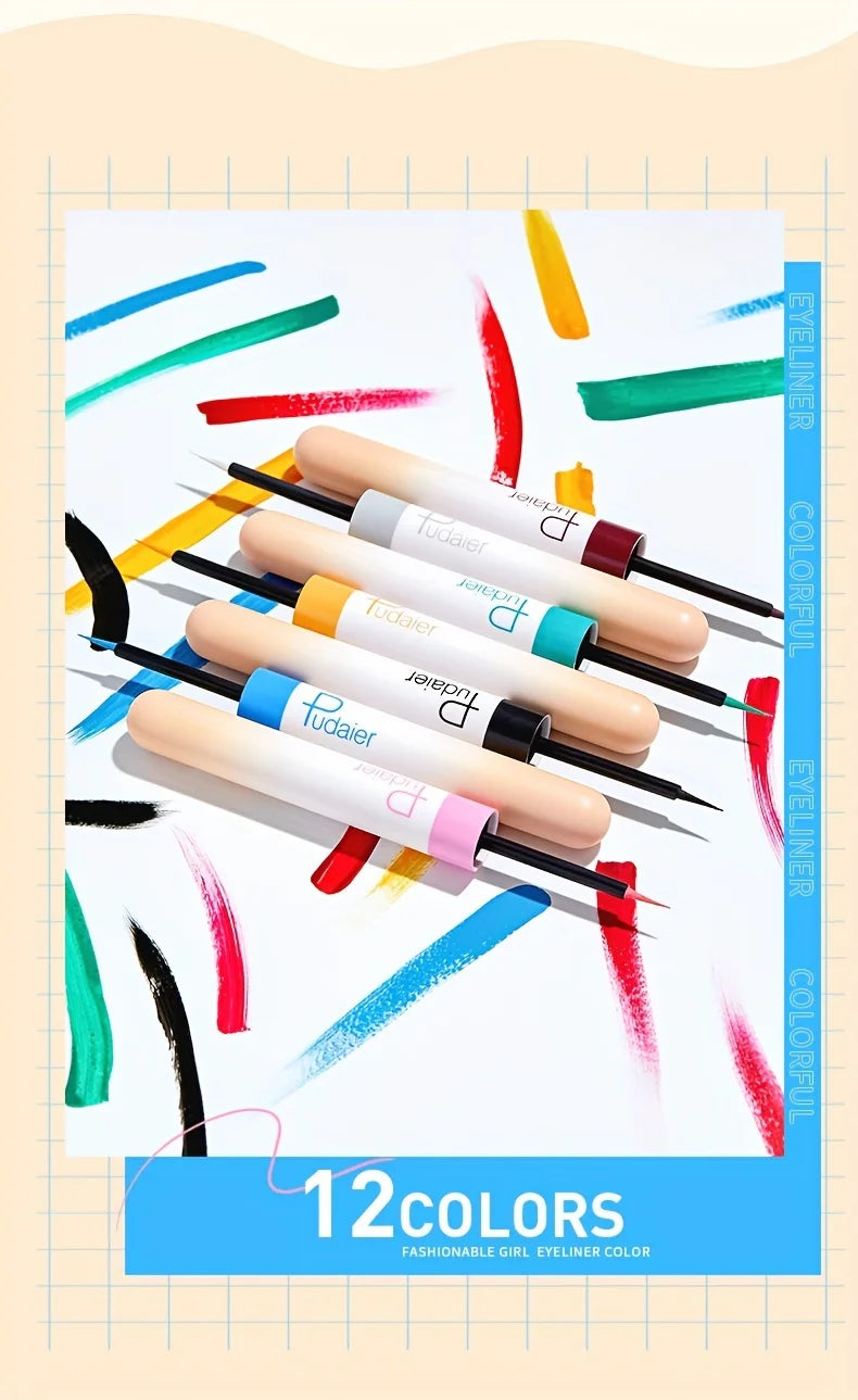 Matte Liquid Eyeliner, Matte Finish, Silky Smooth and Quick-Drying, Long-Lasting, Waterproof and Smudge-Proof,Eye Makeup