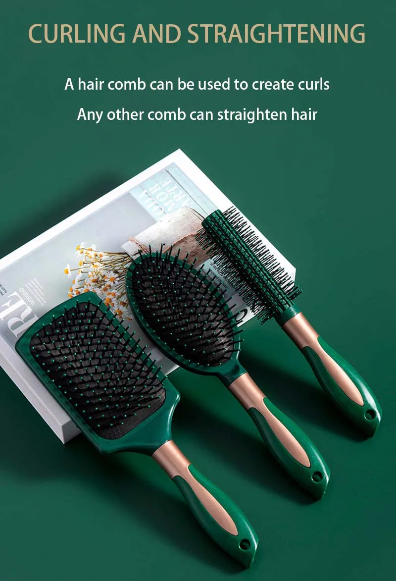Hair Massage Air Cushion Comb Brush Scalp Hairbrush Detangle Anti Static Salon Hairdressing Styling Tool For Straight Curl Hair