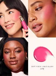 Liquid Blush Highlight Enhance Facial Contours Stick Compact Modify The Facial Shape Cream Blush Foundation Long-lasting Makeup
