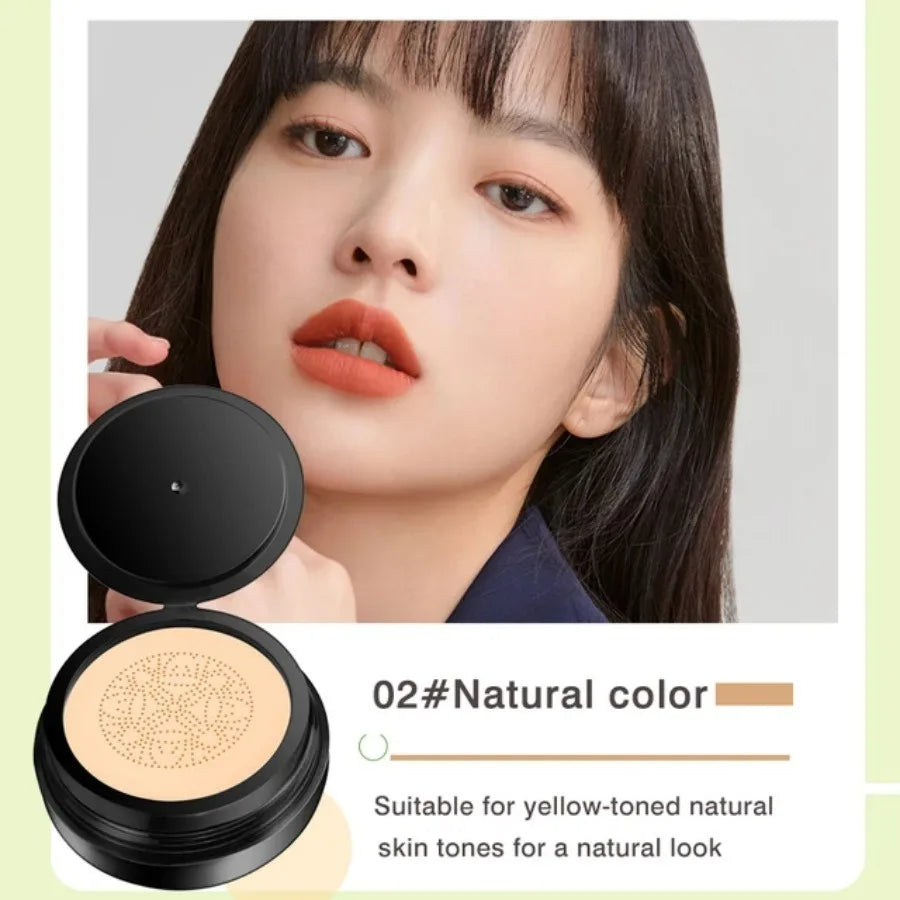 Snail Collagen BB Cream Mushroom Head Air Cushion CC Cream Face Concealer Brightening Moisturizing Foundation Cream Waterproof