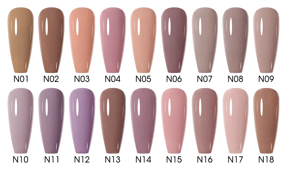 NAILCO 15ml Translucent Gel Nail Polish Semi-permanent Enamels Varnish For UV Nails Art Hybrid LED Nail Gel Transparent Manicure