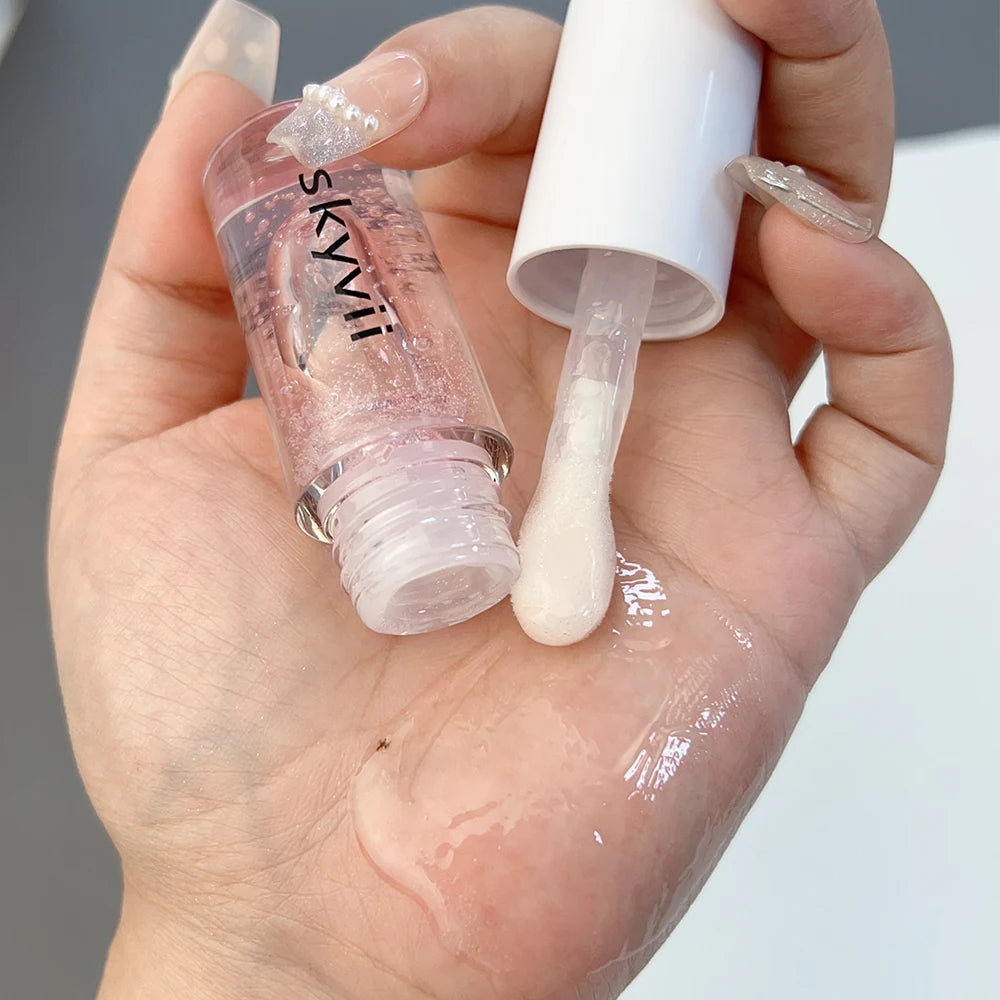 Waterproof Clear Lip Gloss Crystal Jelly Moisturizing Lip Oil Lasting No Sticky Sexy Plumping Lipstick Korean Makeup Cosmetics