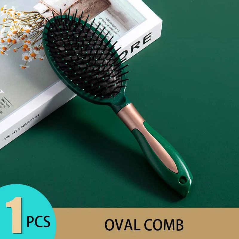 Hair Massage Air Cushion Comb Brush Scalp Hairbrush Detangle Anti Static Salon Hairdressing Styling Tool For Straight Curl Hair
