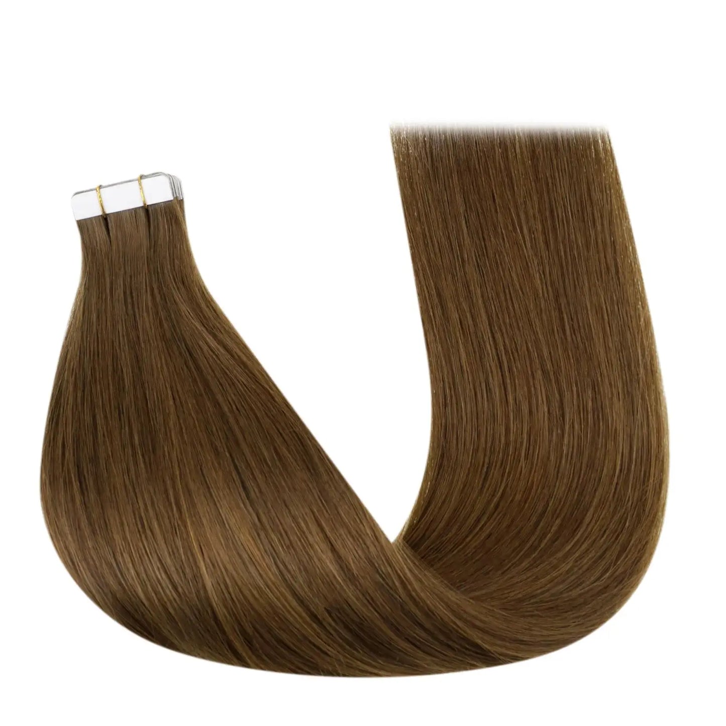 Laavoo Remy Tape in Hair Extensions 100% Real Human Hair Straight Natural 12-24inch 20pcs&40pcs Double Sided PU Skin Weft Hair