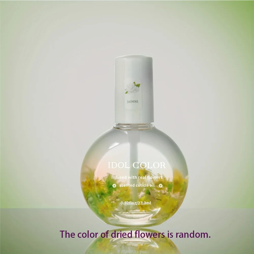 Nail Dry Flower & Cuticle Nutrition Oil, Nail Strengthening Polish, Vitamin Supplement for Preventing Cuticle and Hangnails