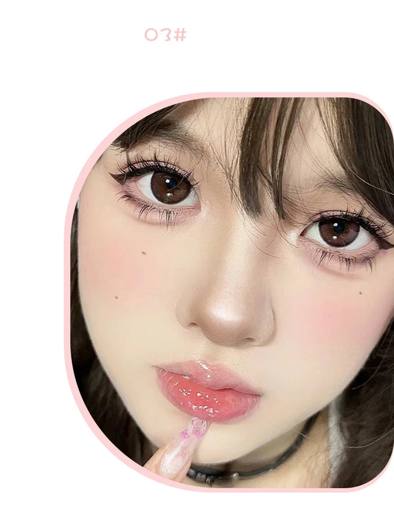 Cute Liquid Blusher Air Cushion Nude Natural Face Brighten Apricot Peach Tint Blush Shading Rouge Rubor Korean Makeup Cosmetics