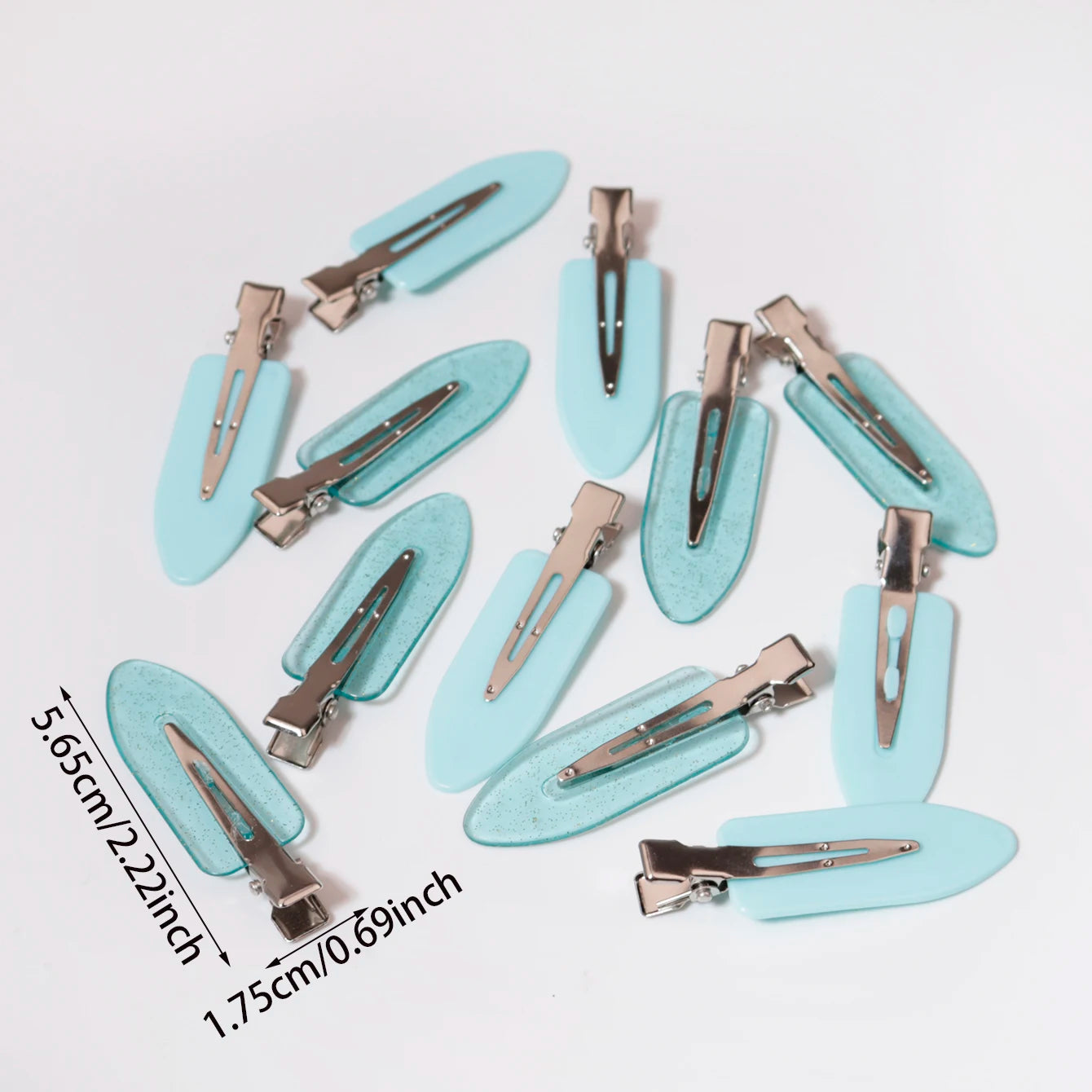 12pcs seamless bangs clip, compact and portable anti slip hair clip suitable for hair salons，Special for real hair wigs