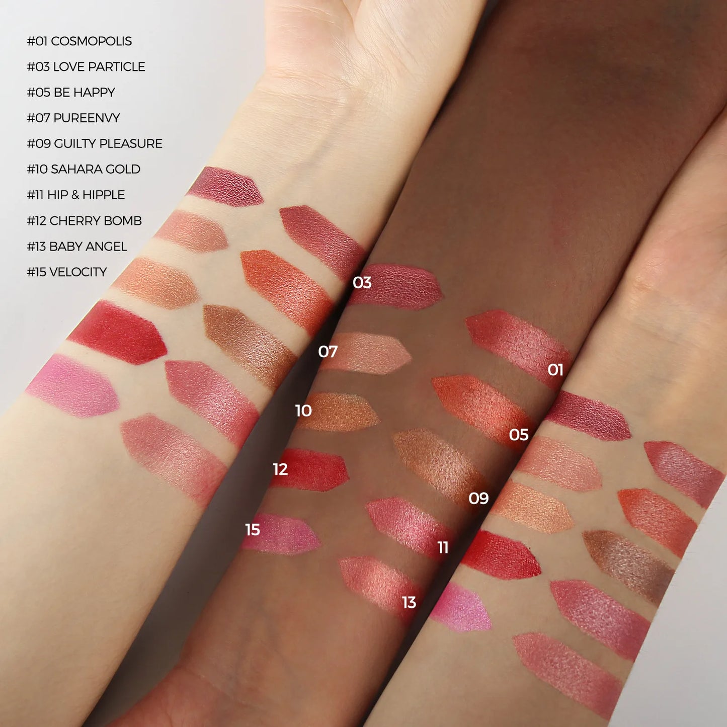 Makeup Non-sticky Non-fading Lipstick Pearlescent Long-lasting Moisturizing Fine Glitter Lip Gloss Hydrating Waterproof Lips Hot