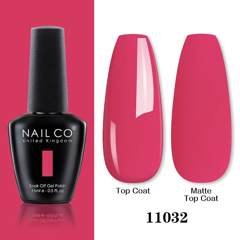 NAILCO 15ML Top coat Base coat Gel nail polish nails art Semi Permanent Lacquer Varnish Hybrid nail supplies for professionals