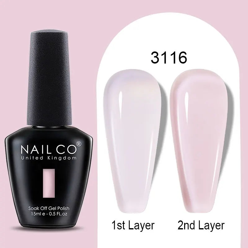 NAILCO 15ml Gel Polish Nail Art Vernis Semi Permanent UV Gel Polish For Manicure Design Hybrid Varnish Summer Nails Products
