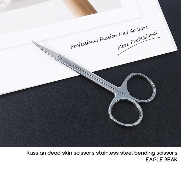 Nail Tool Scissors Cutter Scissors Manicure Pedicure Tools Stainless Steel Dead Skin Scissor Remover Nipper Clipper Nails Art
