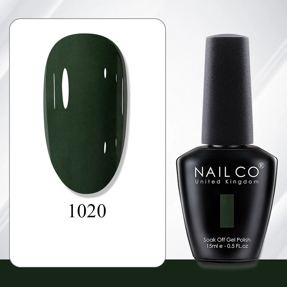 NAILCO 15ml Gel Polish Hema TPO Free Nail Art Semi Permanent UV Varnish Gel Manicure Top Coat Hybrid Gel Glue Nails Supply Ongle