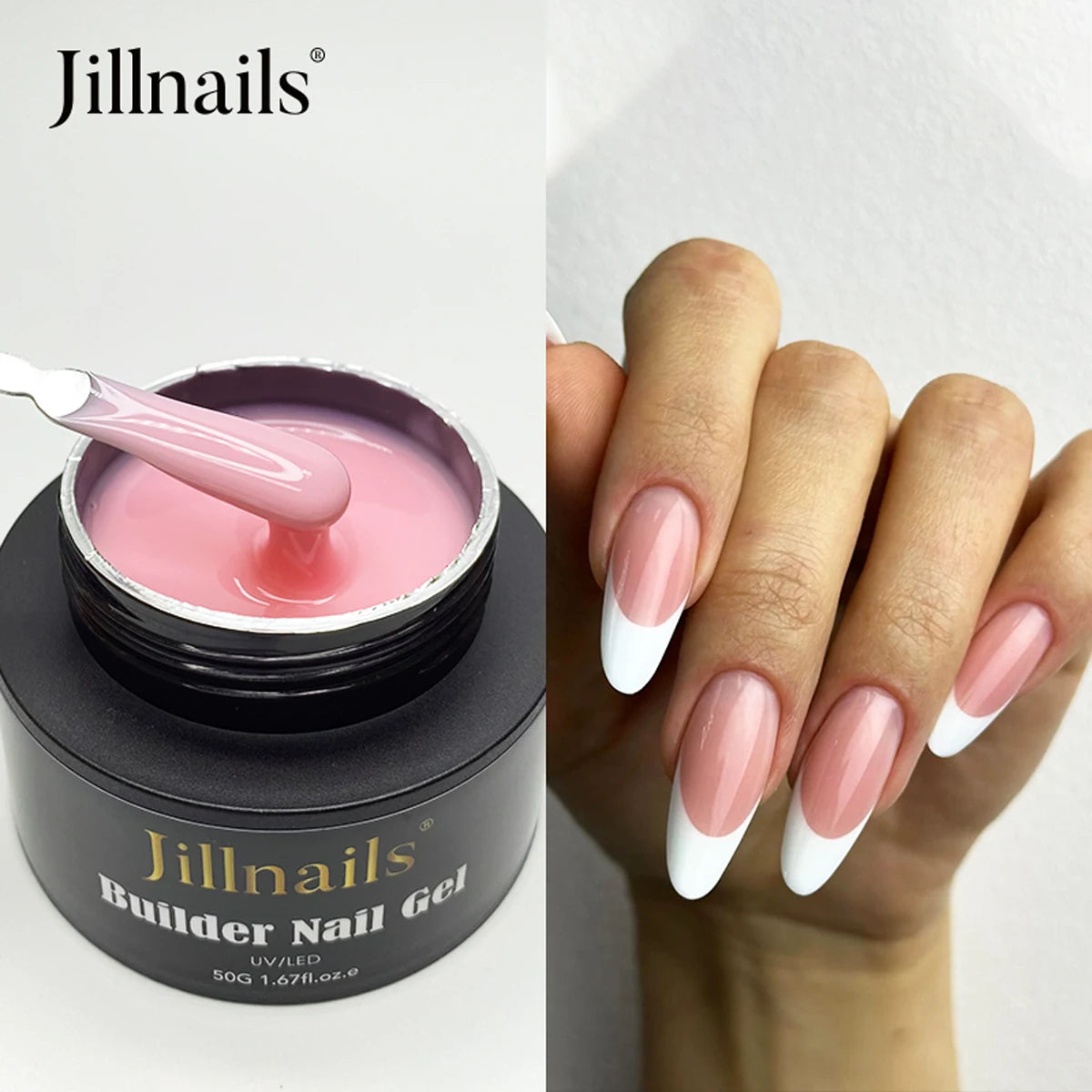 Jillnails 50ml Self Leveling Builder Nail Gel Medium Gel for Nails Extension Building