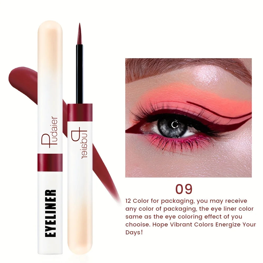 Matte Liquid Eyeliner, Matte Finish, Silky Smooth and Quick-Drying, Long-Lasting, Waterproof and Smudge-Proof,Eye Makeup