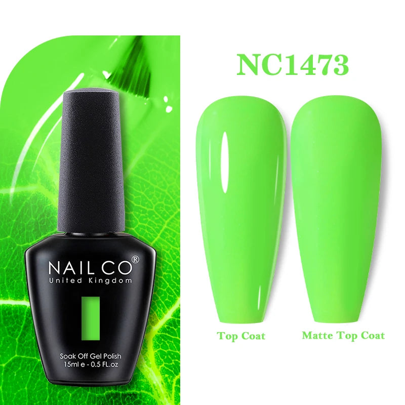 NAILCO 15ml Gel Polish Nail Art Vernis Semi Permanent UV Gel Polish For Manicure Design Hybrid Varnish Summer Nails Products