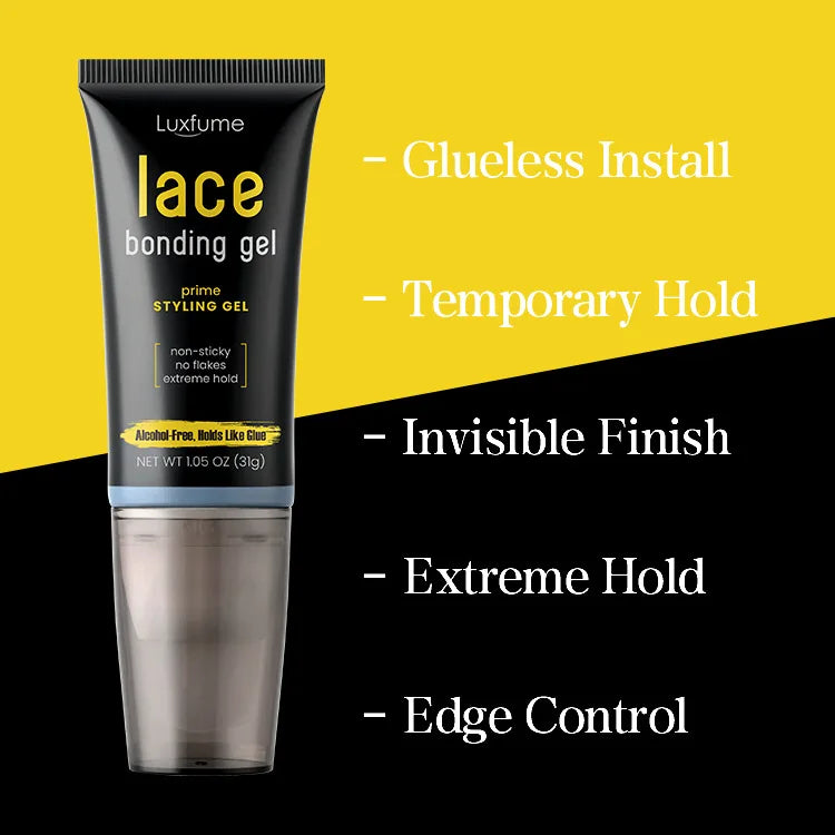 31g Lace bonding gel does not peel off prime styling wig installation kit set glue for lace front waterproof Strong Natural