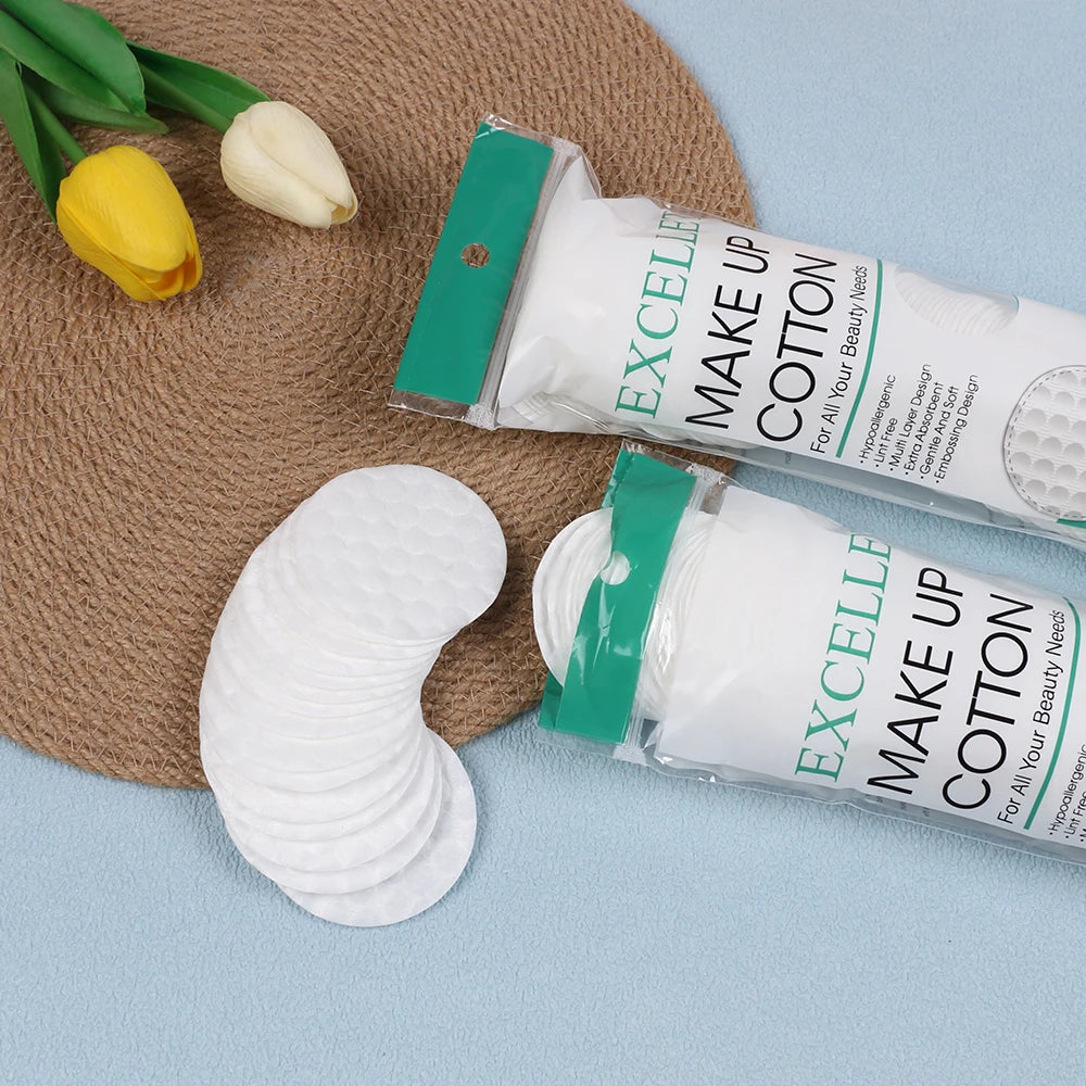 100/200/300/500Pcs/Pack Cotton Rounds Cosmetic Cotton Pads Round Ultra Soft  for Makeup Removal Skin Care Facial Cleaning