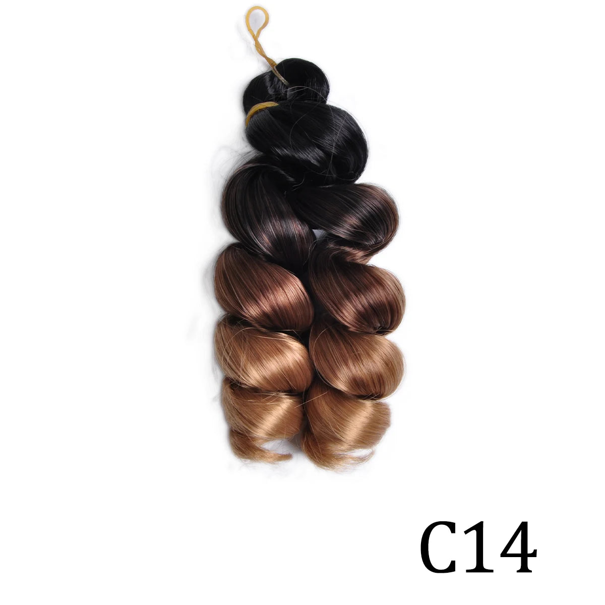 12 Inch French Loose Curly Braiding Hair - Pre-Stretched Crochet Extensions