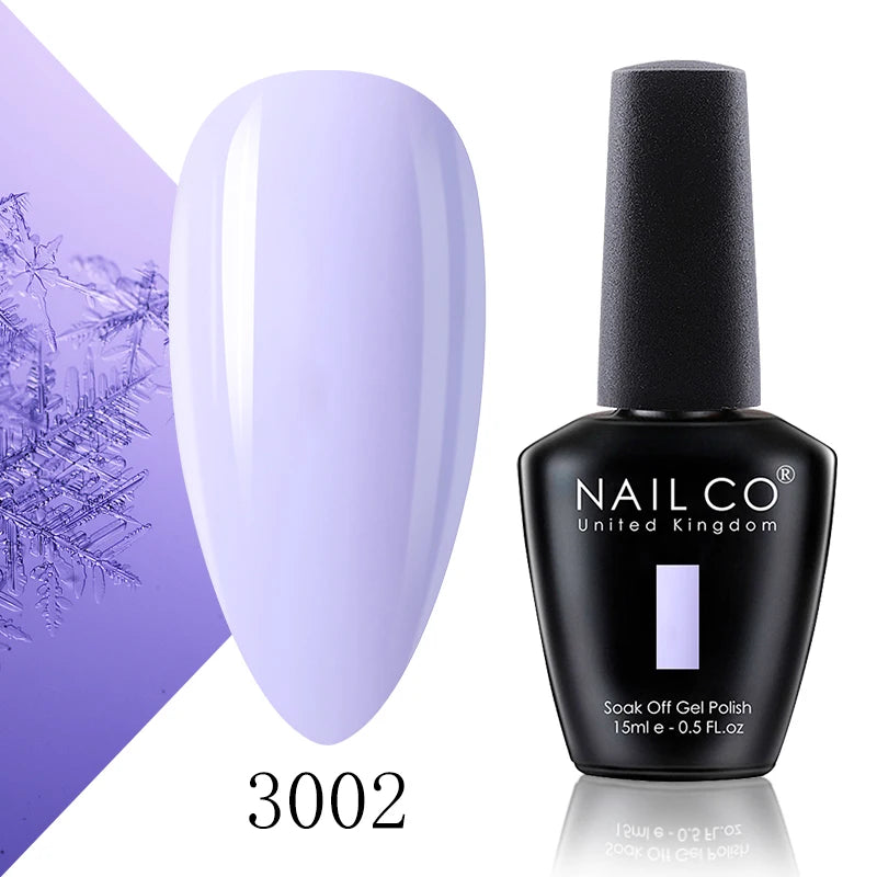 NAILCO 15ml Blue Gel Polish UV Gel Polish Varnish Hybrid DIY Nails For DIY Manicure Semi Permanent Soak Off LED Gel Nail Polish