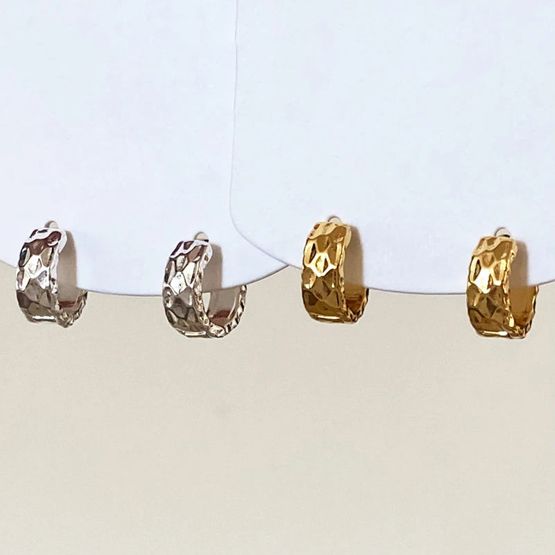 PONYKISS 925 Sterling Silver 18K Gold Round Stud Earrings for Women Minimalist Classic Fine Jewelry Geometric Accessories