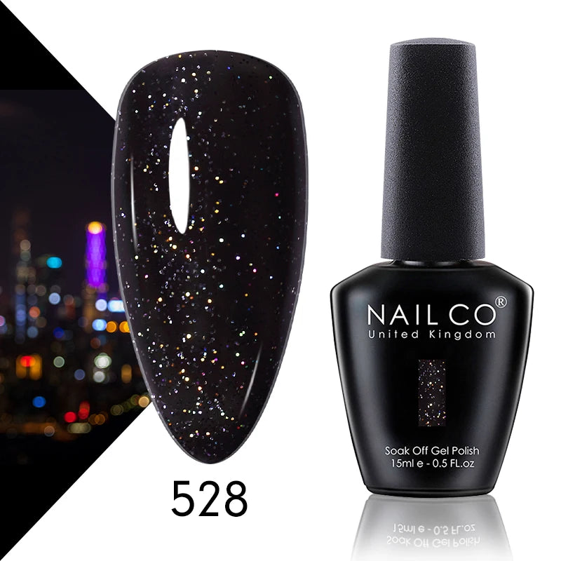 NAILCO 15ml Blue Gel Polish UV Gel Polish Varnish Hybrid DIY Nails For DIY Manicure Semi Permanent Soak Off LED Gel Nail Polish