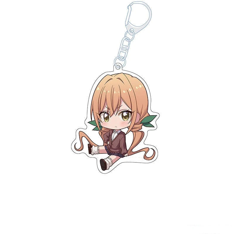 Anime Store The 100 Girlfriends Who Really Love You Hahari Shizuka Rentaro Aijo AcrylicKeychain Pendant Fans Gifts About 6cm