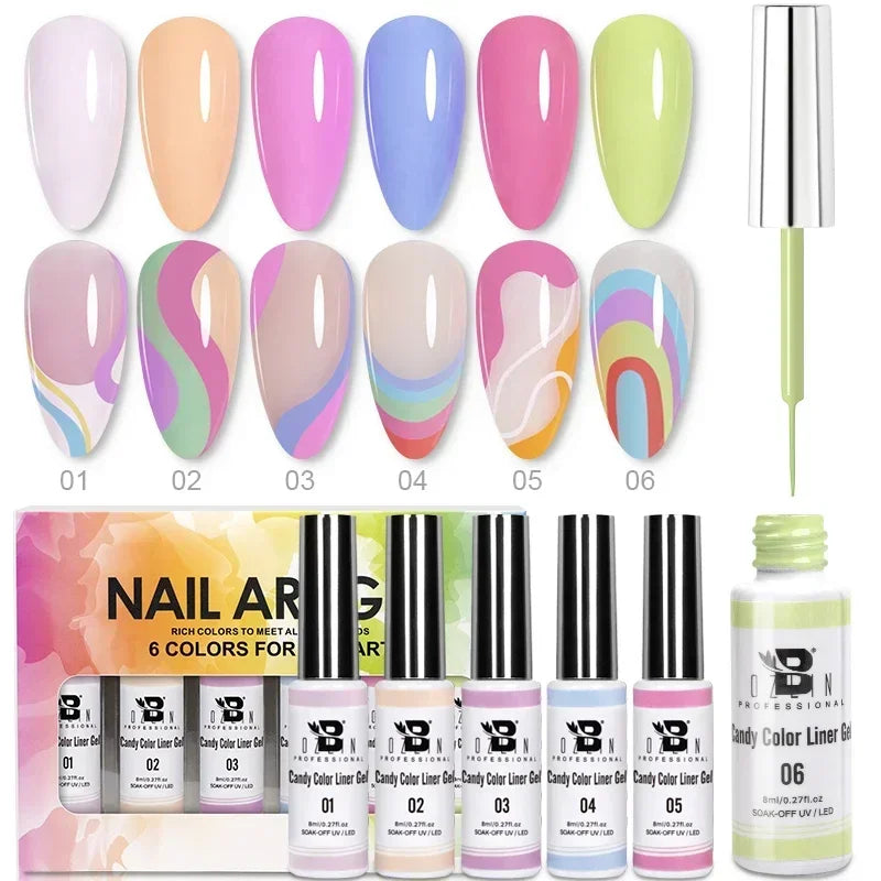 AWStorG 7.5ml Ocean Ripple Cat Eye Gel Kit Shiny Blue Green Glitter Cat Magnetic Gel Nail Polish Soak Off UV Nail Art Varnish