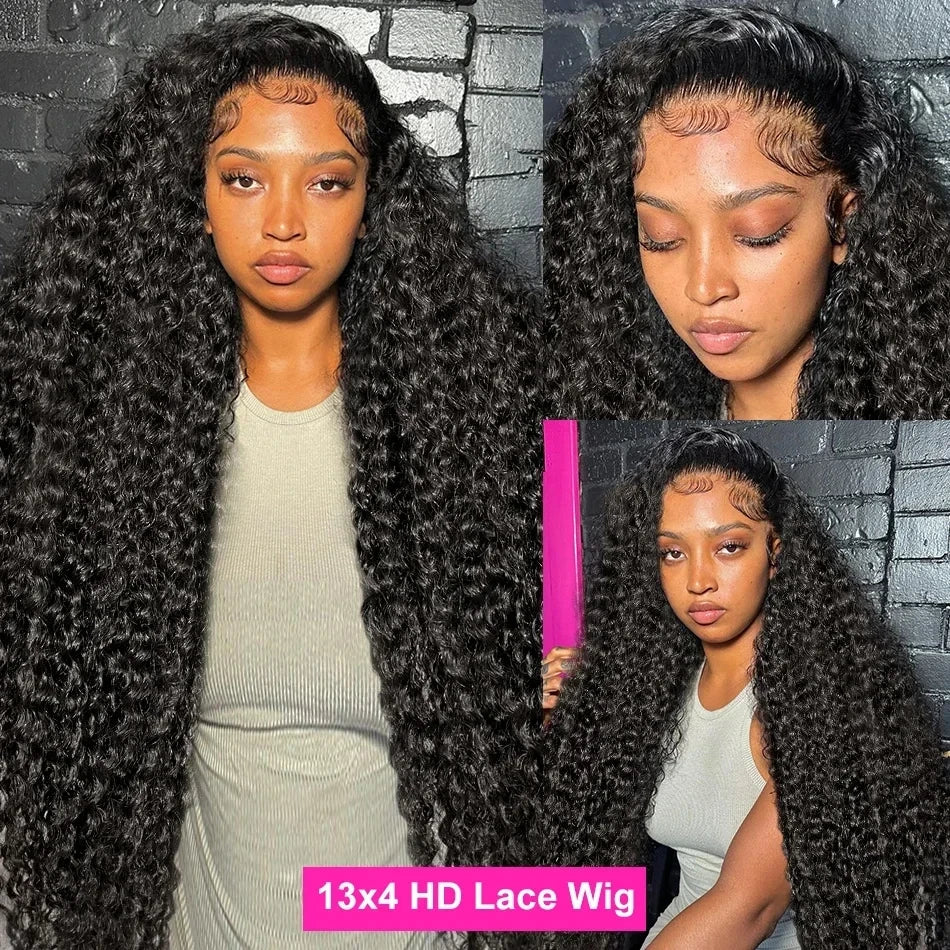 250% Density Water Wave Wig - 13x6 HD Lace Front 100% Human Hair