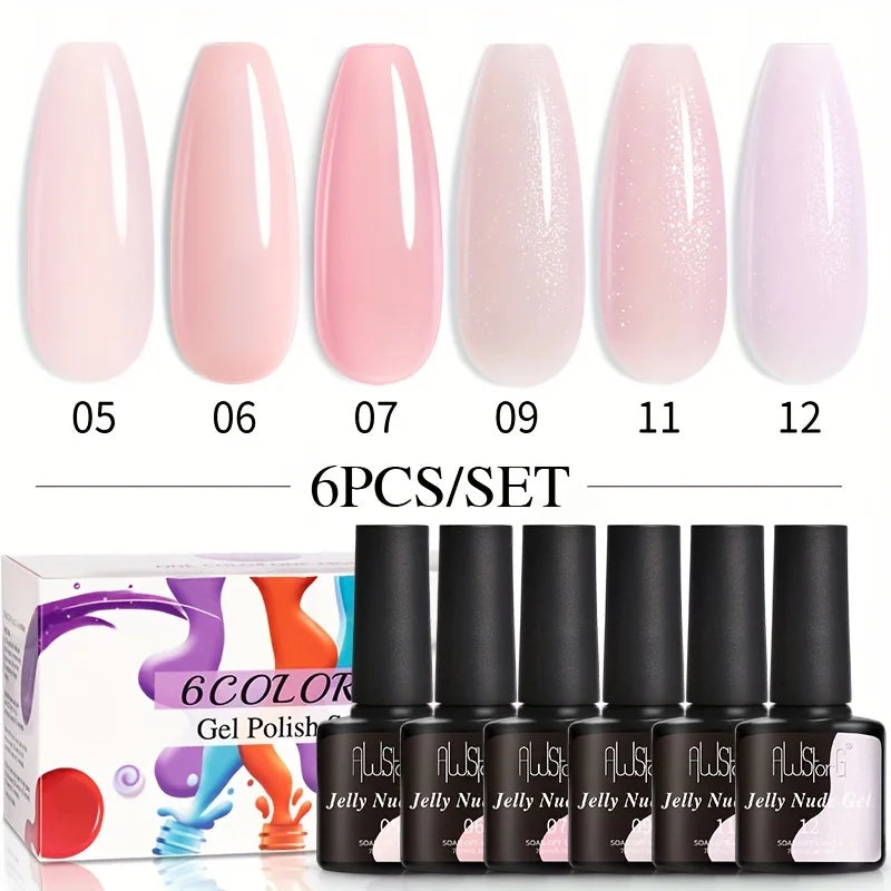 AWStorG 7.5ml Ocean Ripple Cat Eye Gel Kit Shiny Blue Green Glitter Cat Magnetic Gel Nail Polish Soak Off UV Nail Art Varnish