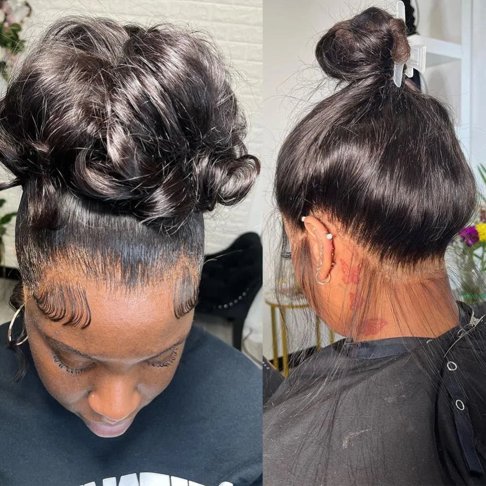 Real Full Lace Wig 250% Density - Straight Brazilian HD Lace Human Hair