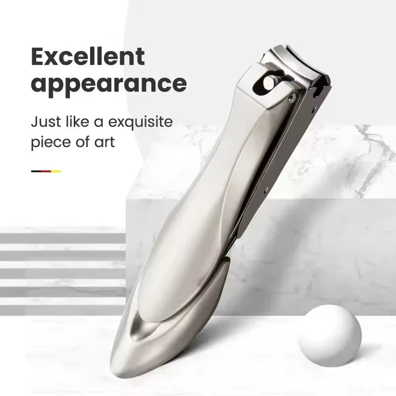 Nail Clippers Stainless Steel Anti Splash Fingernail Cutter Manicure Tools Bionics Design Nail Trimmer Pedicure Scissor