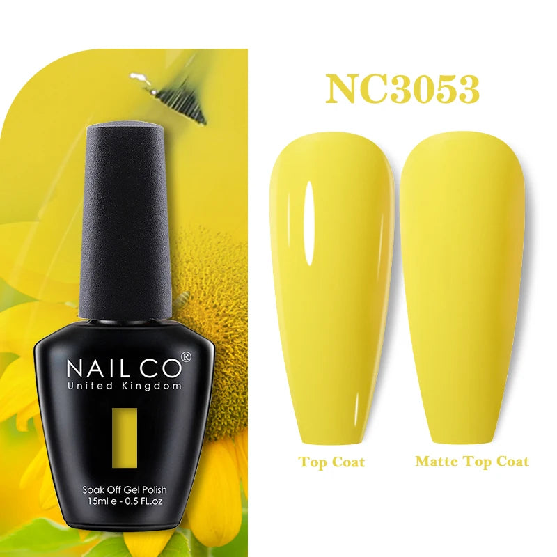 NAILCO 15ml Gel Polish Nail Art Vernis Semi Permanent UV Gel Polish For Manicure Design Hybrid Varnish Summer Nails Products