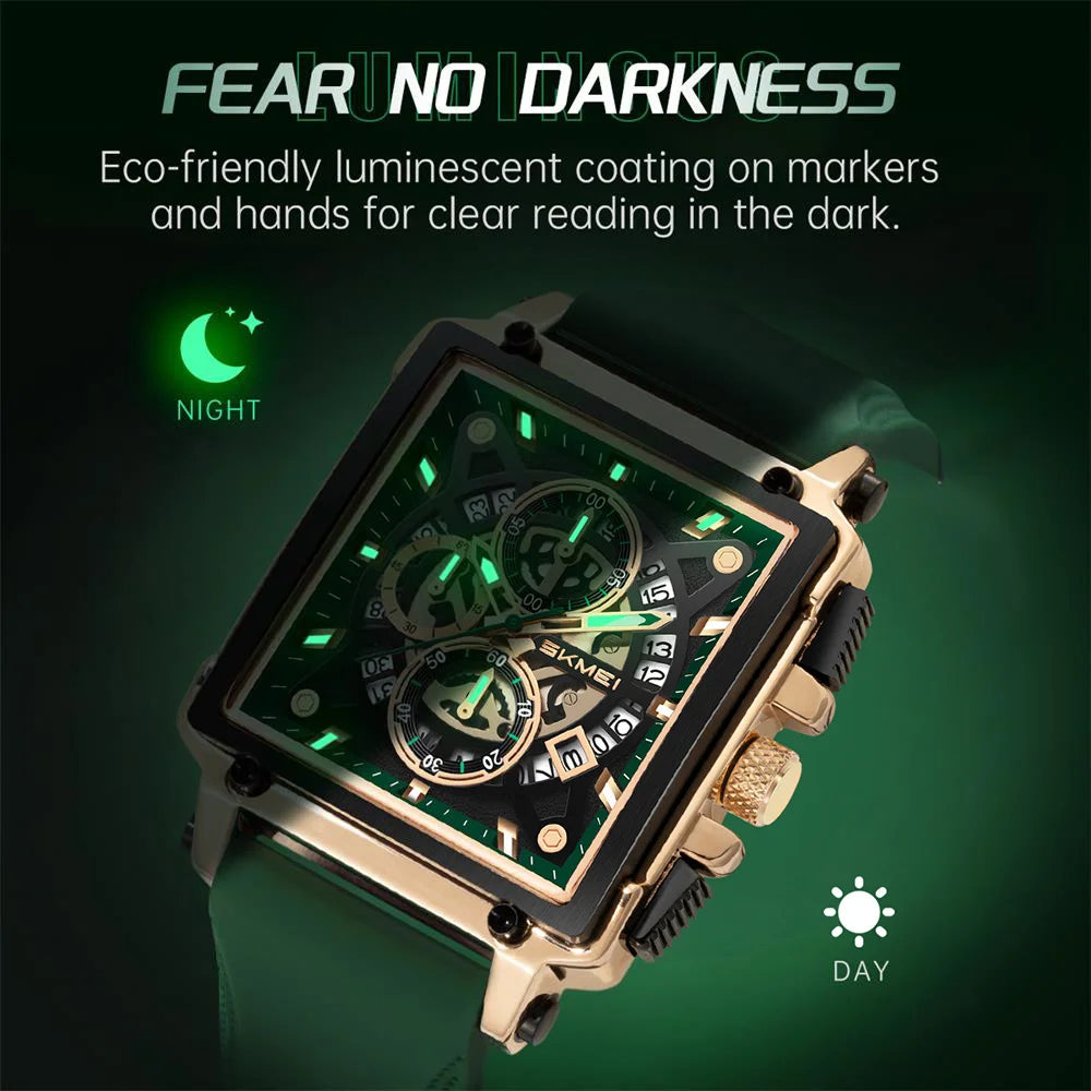 SKMEI Luxury Fashion Design Waterproof Time Clock Watches Male Fashion Cool Movement Quartz Watch For Men Women Date Wristwatch