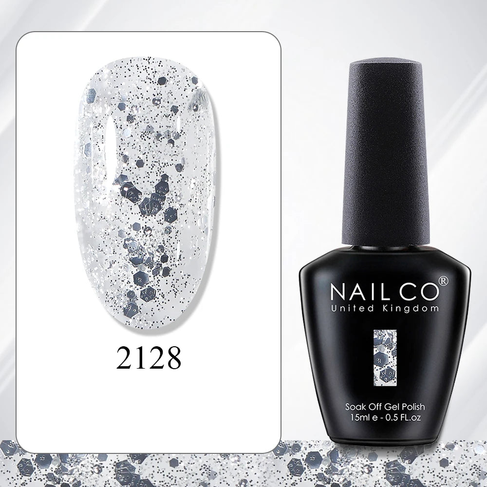 NAILCO 15ml Gel Polish Hema TPO Free Nail Art Semi Permanent UV Varnish Gel Manicure Top Coat Hybrid Gel Glue Nails Supply Ongle