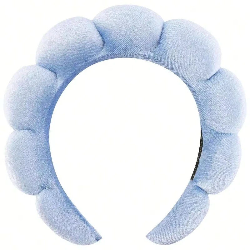 3 Piece Luxury Fiber Spa Headband and Wristband Set - Soft and Comfortable - Face Wash, Makeup Women's Hair Accessories Set