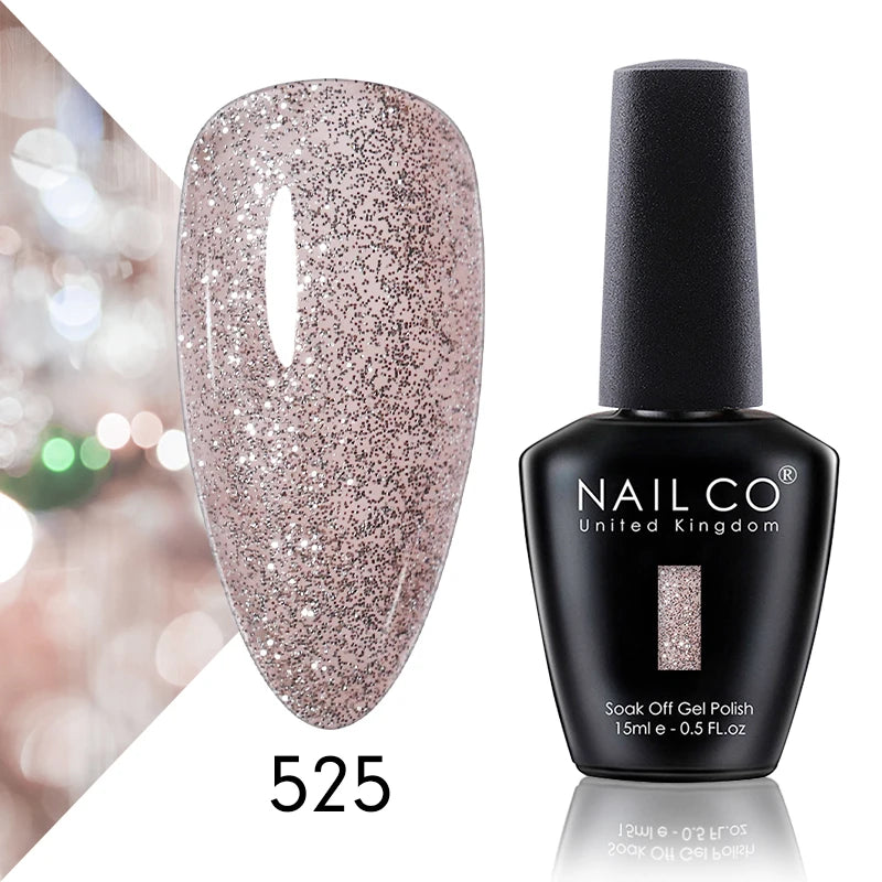 NAILCO 15ml Blue Gel Polish UV Gel Polish Varnish Hybrid DIY Nails For DIY Manicure Semi Permanent Soak Off LED Gel Nail Polish